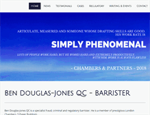 Tablet Screenshot of bendouglas-jones.com